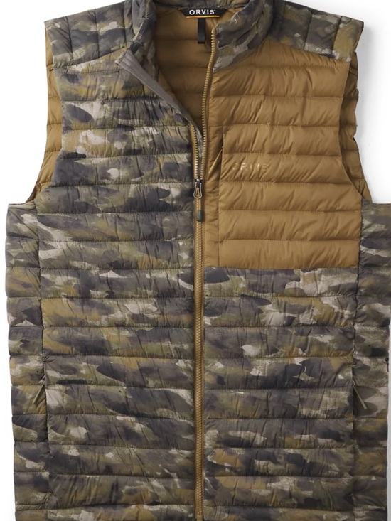 Orvis Other - Orvis Men’s Camo Quilted Vest in Olive and Tan